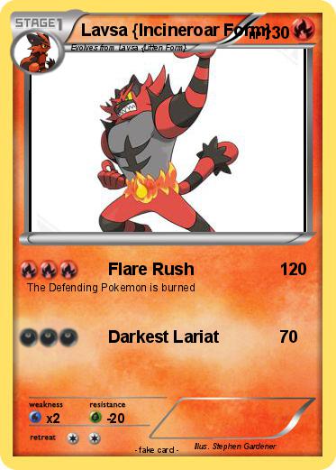 Pokemon Lavsa {Incineroar Form}