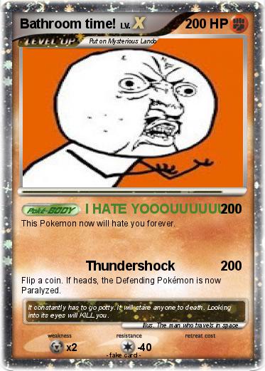 Pokemon Bathroom time!