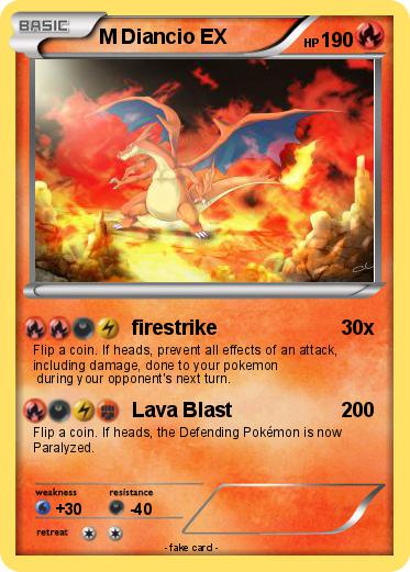 Pokemon M Diancio EX