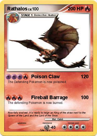 Pokemon Rathalos