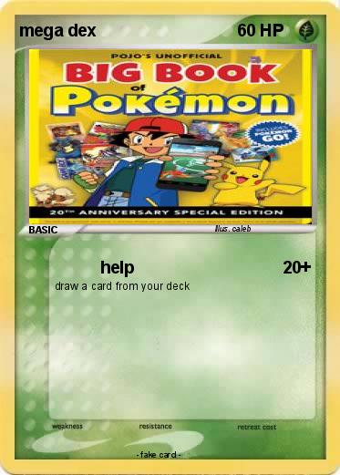 Pokemon mega dex