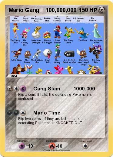 Pokemon Mario Gang    100,000,000