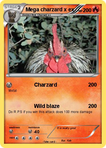 Pokemon Mega charzard x ex