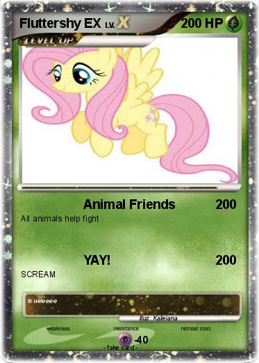 Pokemon Fluttershy EX