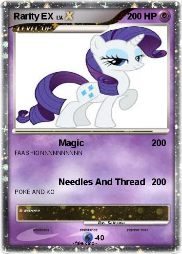 Pokemon Rarity EX