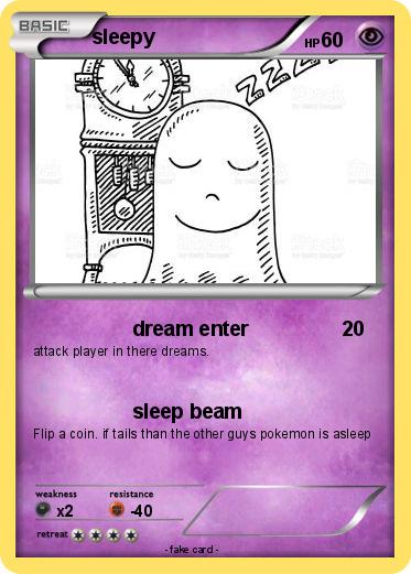 Pokemon sleepy
