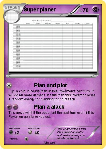 Pokemon Super planer