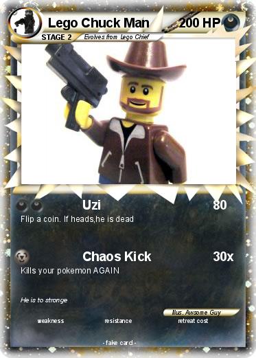 Pokemon Lego Chuck Man
