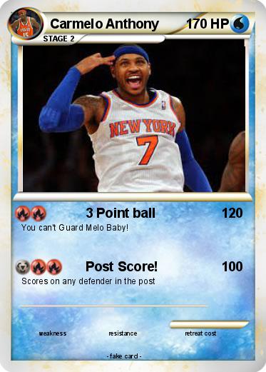 Pokemon Carmelo Anthony