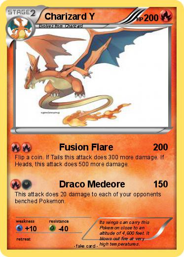 Pokemon Charizard Y