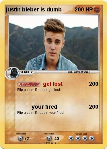 Pokemon justin bieber is dumb