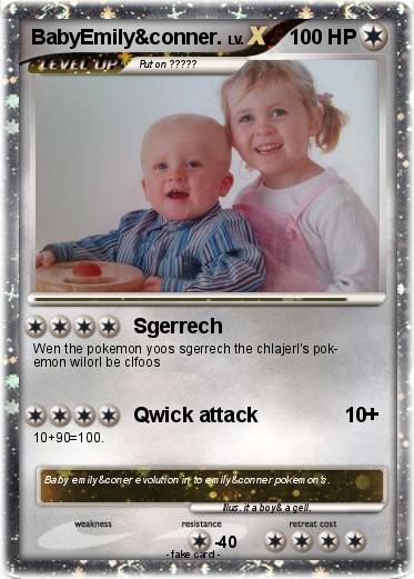 Pokemon BabyEmily&conner.