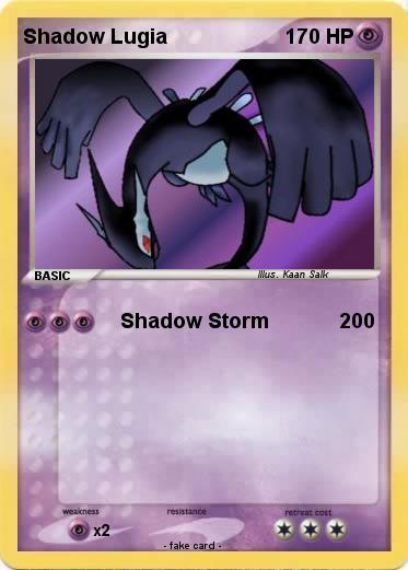 Pokemon Shadow Lugia