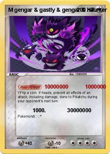 Pokemon M gengar & gastly & gengar & haunter