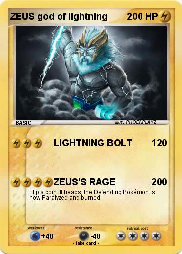 Pokemon ZEUS god of lightning