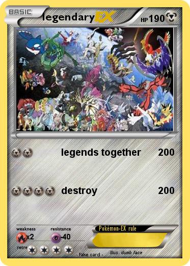 Pokemon legendary