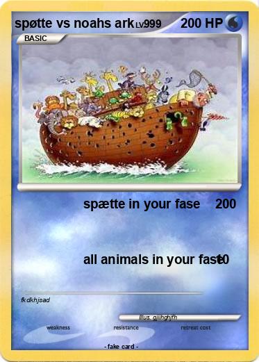 Pokemon spøtte vs noahs ark