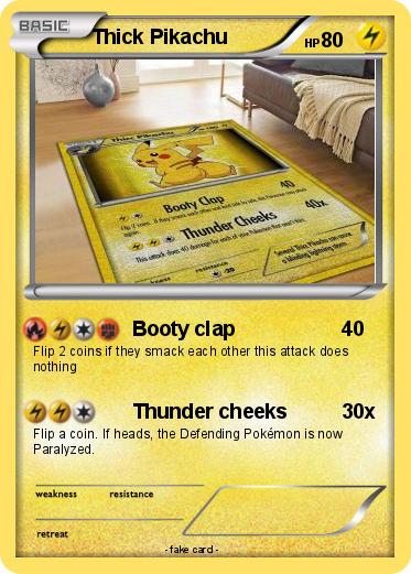 Pokemon Thick Pikachu