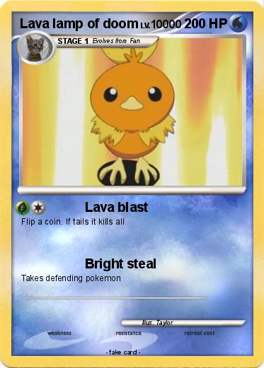 Pokemon Lava lamp of doom