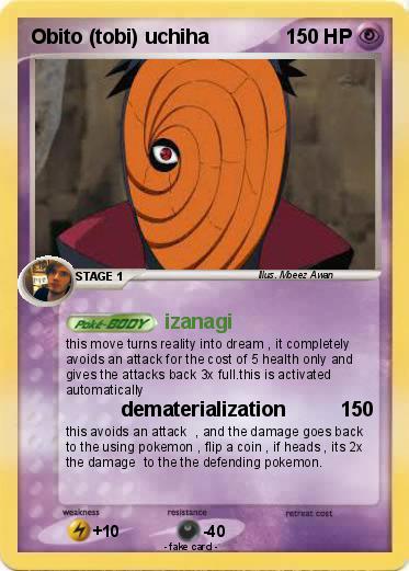 Pokemon Obito (tobi) uchiha