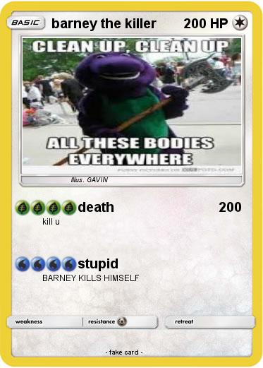 Pokemon barney the killer