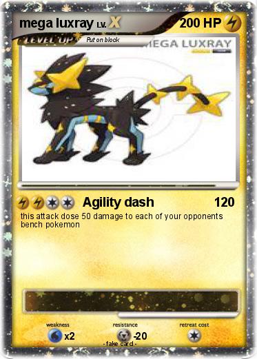 Pokemon mega luxray