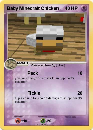 Pokemon Baby Minecraft Chicken