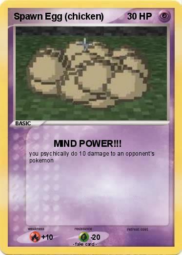 Pokemon Spawn Egg (chicken)
