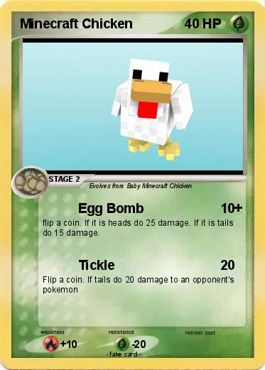 Pokemon Minecraft Chicken