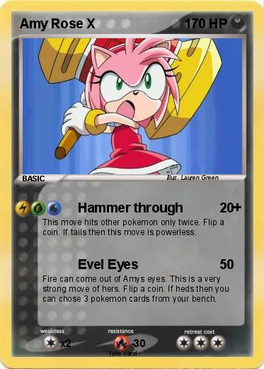 Pokemon Amy Rose X