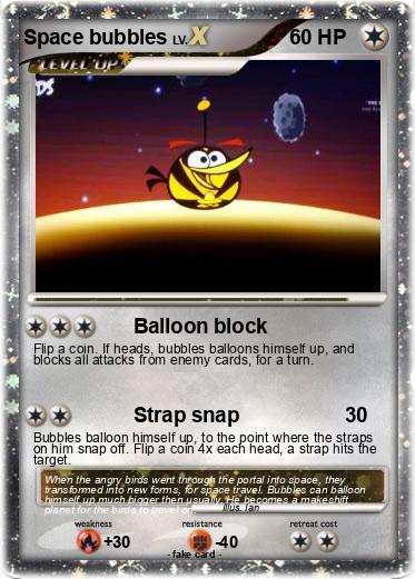 Pokemon Space bubbles