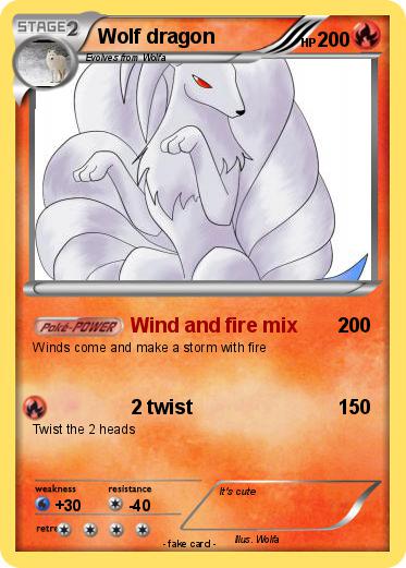 Pokemon Wolf dragon
