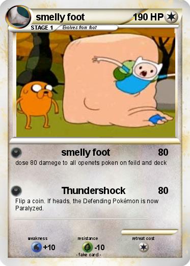 Pokemon smelly foot