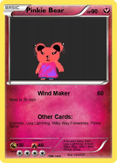 Pokemon Pinkie Bear