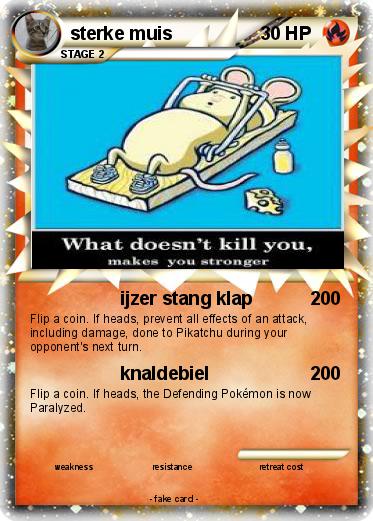 Pokemon sterke muis