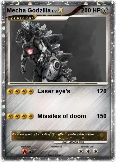 Pokemon Mecha Godzilla