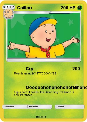 Pokemon Caillou