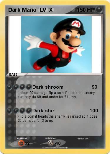 Pokemon Dark Mario  LV  X