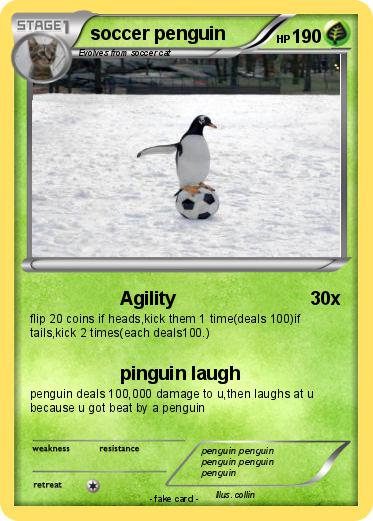Pokemon soccer penguin