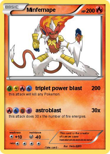 Pokemon Minfernape