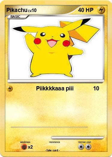 Pokemon Pikachu