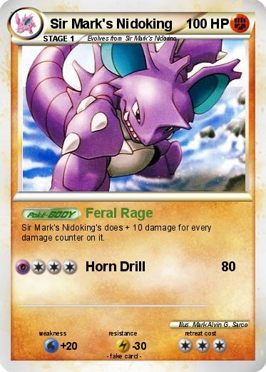 Pokemon Sir Mark's Nidoking
