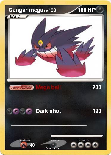 Pokemon Gangar mega