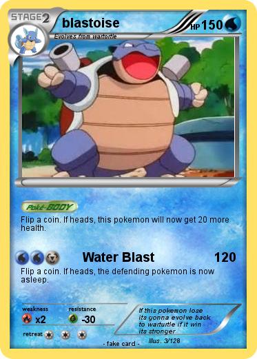 Pokemon blastoise