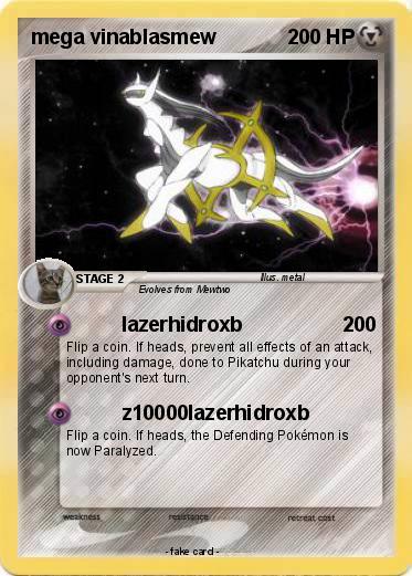 Pokemon mega vinablasmew