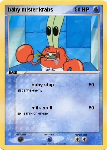 Pokemon baby mister krabs
