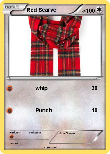Pokemon Red Scarve