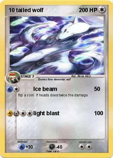 Pokemon 10 tailed wolf