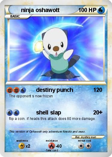 Pokemon ninja oshawott