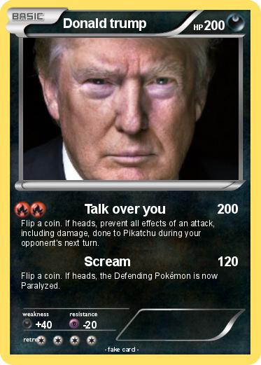 Pokemon Donald trump